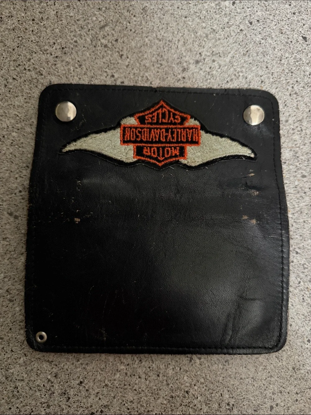 Harley-Davidson black leather